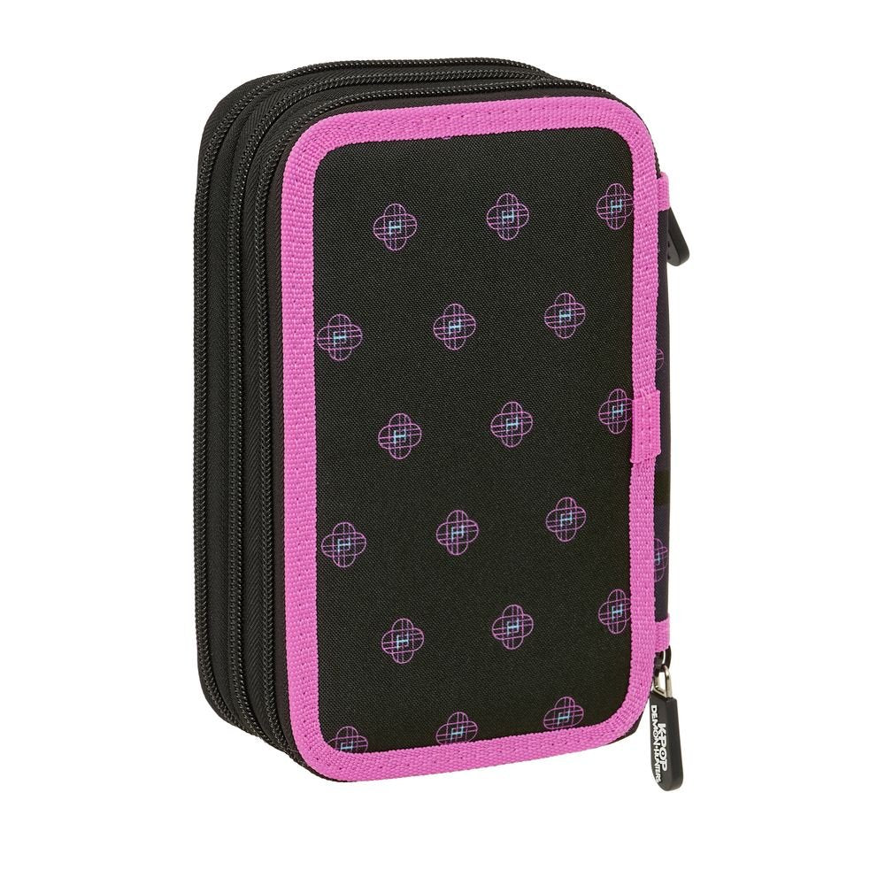 Plumier Triple 37 pcs K-pop Demon Hunters Negra