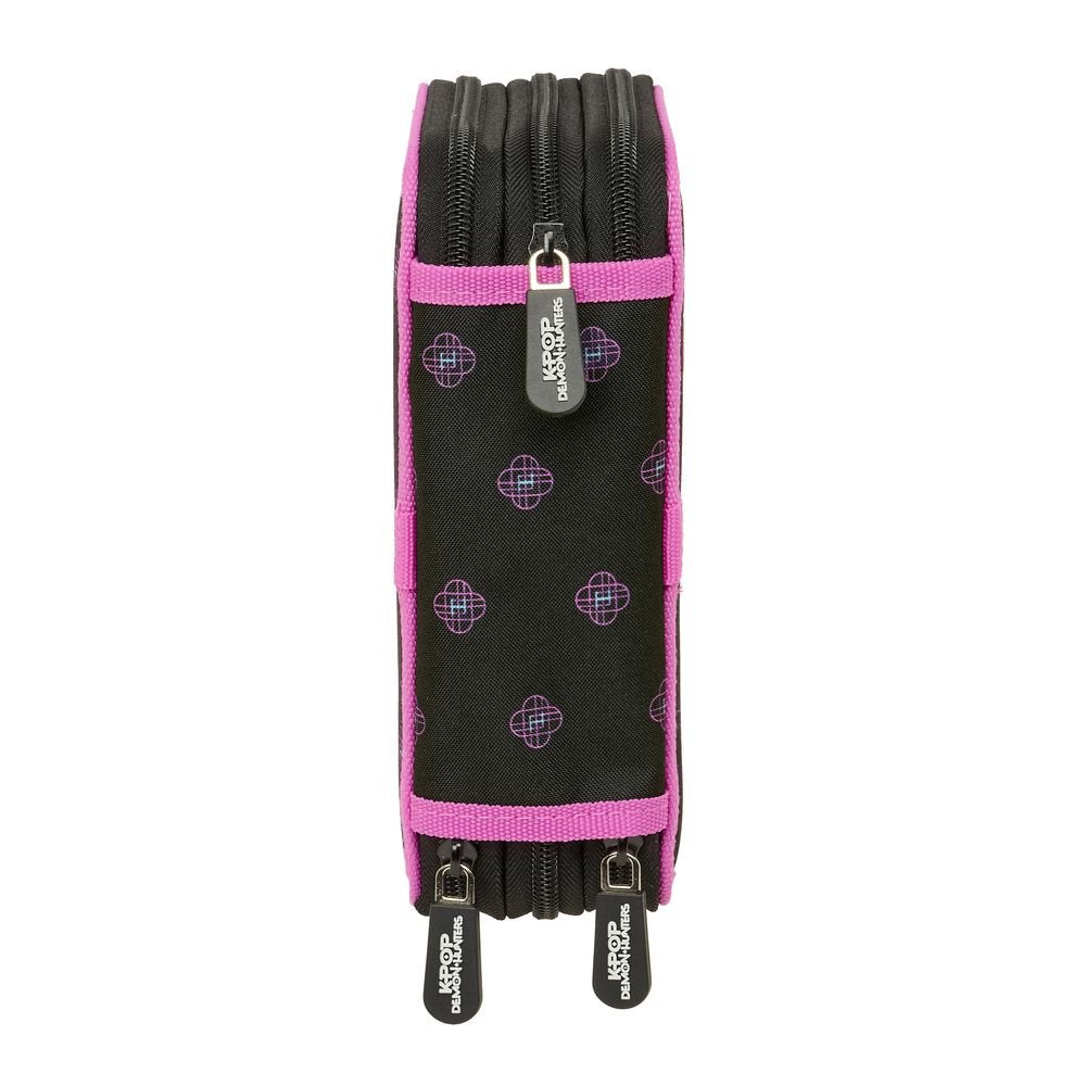 Plumier Triple 37 pcs K-pop Demon Hunters Negra
