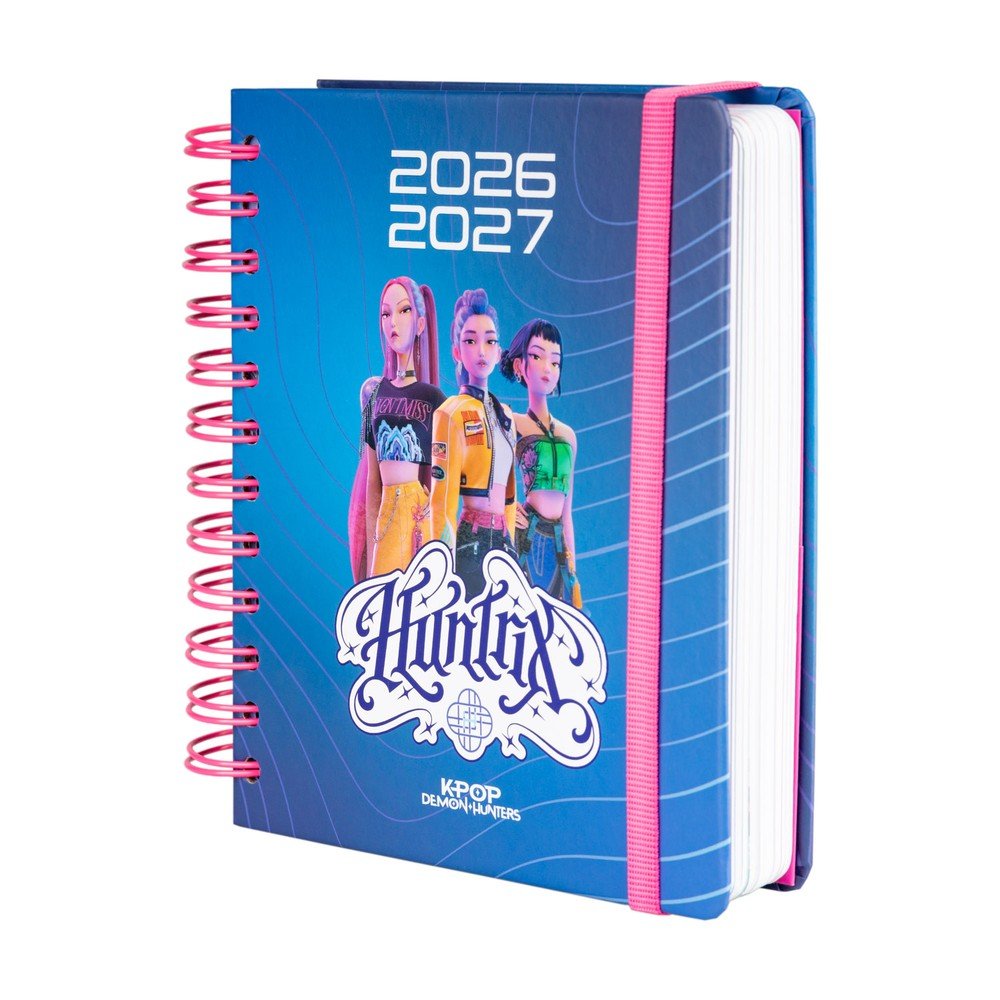 Agenda escolar 26/27 día por página Kpop Demon Hunters Grupo Erik Agendas Imagen principal del producto