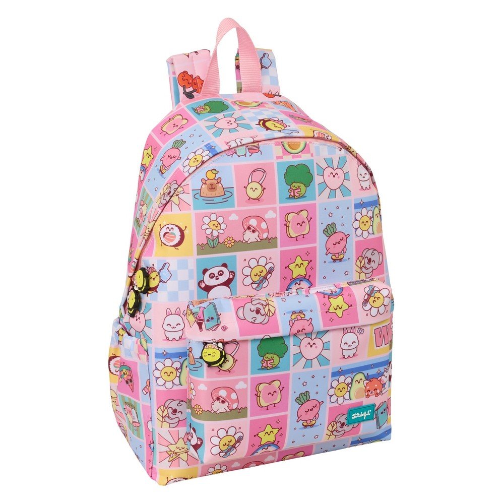 Mochila portátil 14,1" Mr. Wonderful Comic Rosa