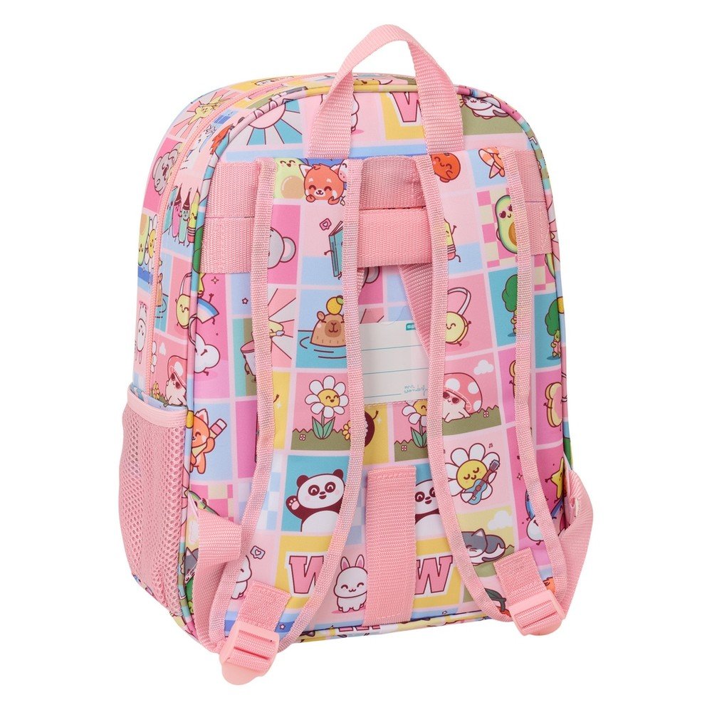 Mochila infantil adaptable a carro Mr. Wonderful Comic