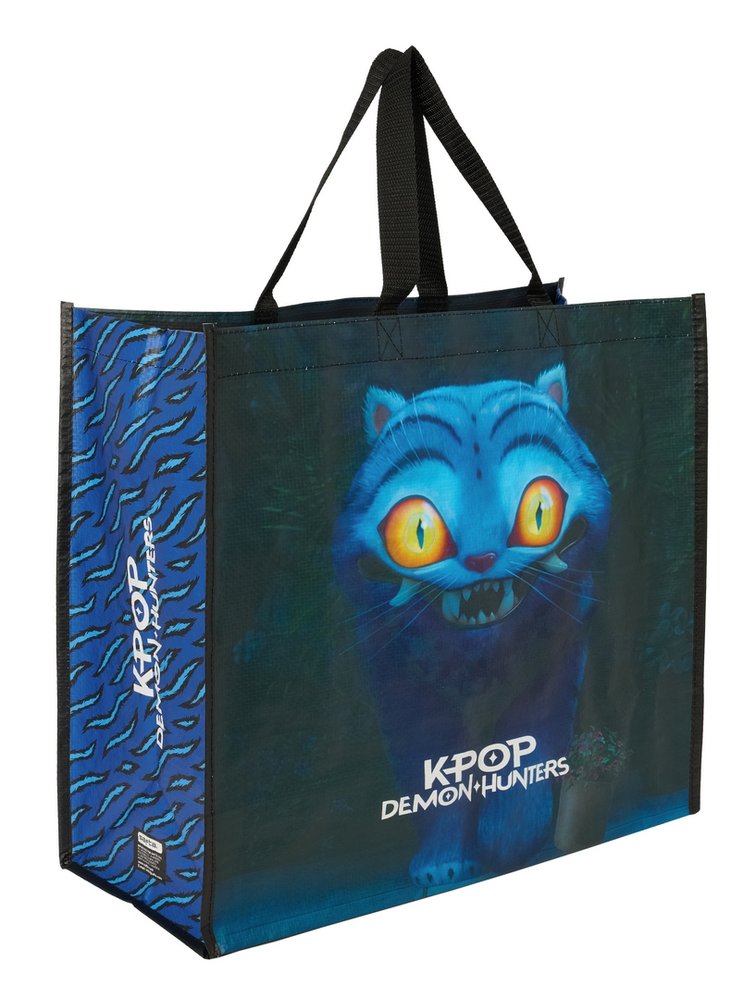 Bolsa Shopper K-Pop Demon Hunters 40x45cm Azul