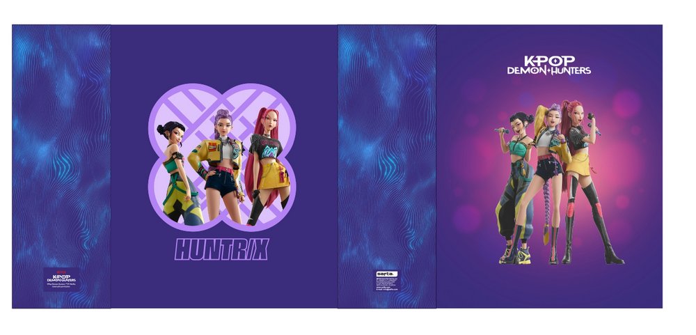 Bolsa papel tamaño L K-Pop Demon Hunters Safta 24ud