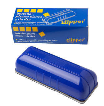Borrador para Pizarra Blanca y de Tiza Clipper