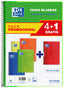 Bloc Espiral Estándar Cuadro 4MM 80H 90g | Oxford | Cartón | Formato Estándar | Pack 5 Unidades