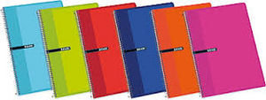 Bloc Espiral Estándar Liso 120H 90g | Enri 2000, S,A, | Polipropileno | Formato Estándar | Pack 5 Unidades