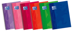 Bloc Espiral A4 Liso 80H 90g | Oxford | Cartón | Formato A4 | Pack 5 Unidades