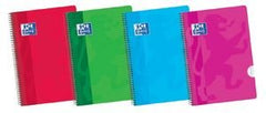 Bloc Espiral Estándar Cuadro 4MM 80H 90g | Oxford | Polipropileno | Formato Estándar | Pack 5 Unidades