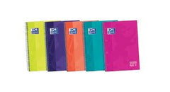 Bloc Espiral Estándar Liso 120H 90g | Oxford | Cartón | Formato Estándar | Pack 1 Unidades