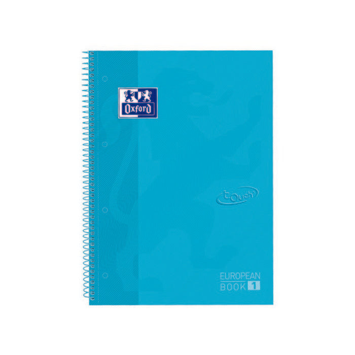 Bloc Espiral Estándar Liso 80H 90g | Oxford | Cartón | Formato Estándar | Pack 5 Unidades