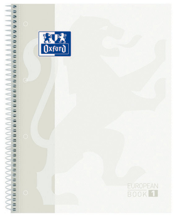 Bloc Espiral Estándar Liso 80H 90g | Oxford | Cartón | Formato Estándar | Pack 5 Unidades