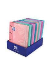 EXPOSITOR 10 CARPEBLOC OXFORD A4 100H 5MM PASTEL EXTRADURA | 1 UNIDADES | (OXFORD)