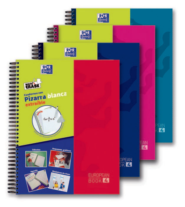 Bloc Espiral Estándar Liso 120H 90g | Oxford | Cartón | Formato Estándar | Pack 5 Unidades Imagen principal del producto