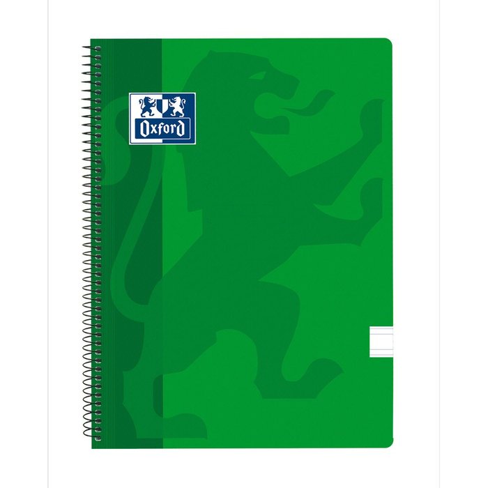 Bloc Folio Fº 80H Pauta 3,5mm Verde Oxford