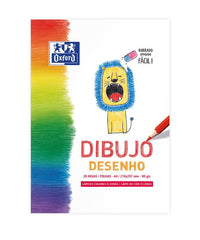 Bloc Espiral Estándar Liso 20H 90g | Oxford | Cartón | Formato Estándar | Pack 1 Unidades