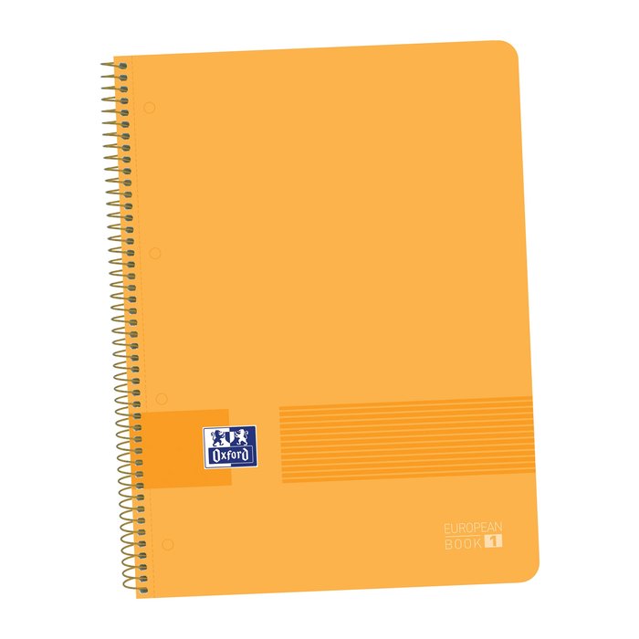 Cuaderno espiral A4+ 80 hojas 90 g Cuadricula 5x5 Rojo Oxford Imagen principal del producto