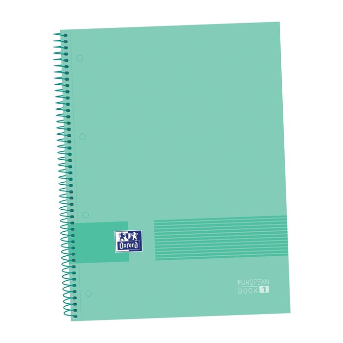 Bloc Espiral Estándar Liso 80H 90g | Oxford | Cartón | Formato Estándar | Pack 5 Unidades