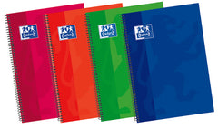 Bloc Espiral Estándar Liso 80H 90g | Oxford | Cartón | Formato Estándar | Pack 5 Unidades
