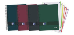 Bloc Espiral Estándar Liso 90g | Oxford | Cartón | Formato Estándar | Pack 5 Unidades