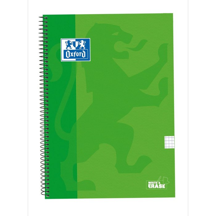 Bloc Folio Cuadro 4mm 80H Tapa Extradura Verde Oxford Imagen principal del producto