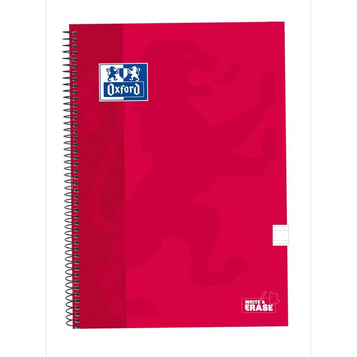 Bloc Espiral A4 Liso 80H 90g | Oxford | Cartón | Formato A4 | Pack 5 Unidades
