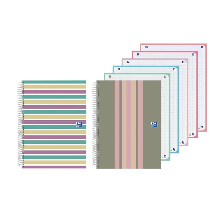 Bloc Europeanbook5 Extradura A4+ 120H Cuadro 5x5 Colorblock Oxford Imagen principal del producto