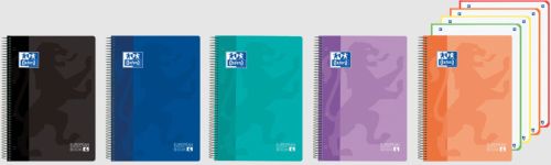 Cuadernos espiral a5+ Oxford Cuadernos Pack 5