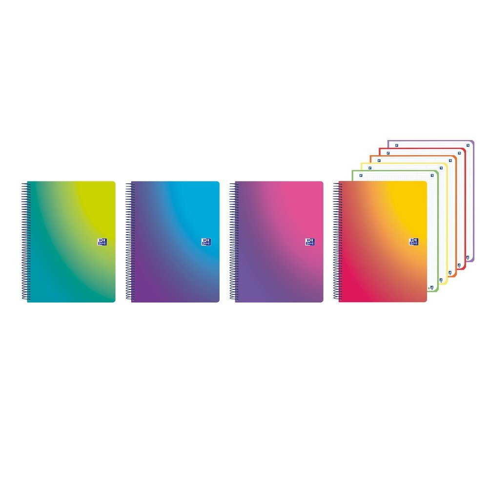 Bloc Europeanbook A4+ Gradient Cuadro 5x5 120H T. Plástico Oxford Imagen principal del producto