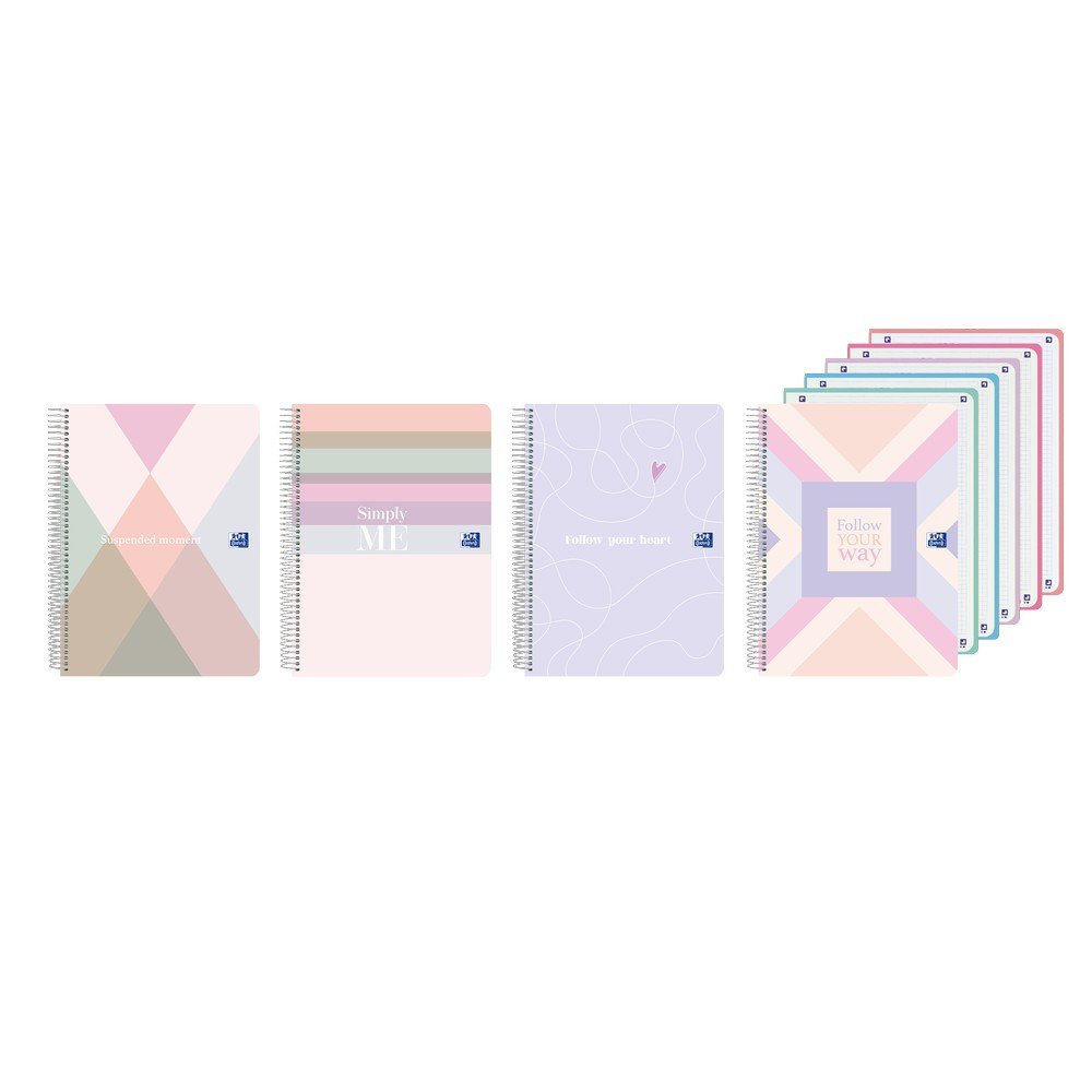 Bloc Europeanbook A4+ Cute Cuadro 5x5 120H Tapa Plástico Oxford Imagen principal del producto