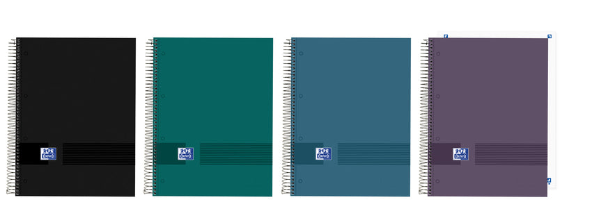 Cuaderno espiral A4+ Oxford You 120 hojas liso 5 unidades