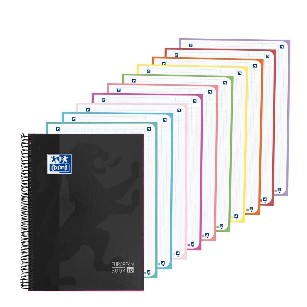 Bloc A4 Europeanbook10 Cuadro 5x5 Negro Oxford