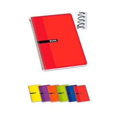 Bloc Espiral Estándar Liso 80H 90g | Enri 2000, S,A, | Cartón | Formato Estándar | Pack 10 Unidades