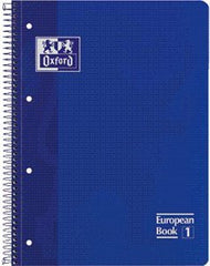 Bloc Espiral Estándar Liso 80H 90g | Oxford | Cartón | Formato Estándar | Pack 5 Unidades