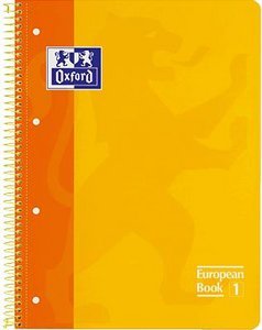 Bloc Espiral Estándar Liso 80H 90g | Oxford | Cartón | Formato Estándar | Pack 5 Unidades