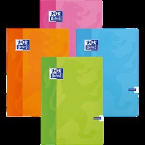Bloc Espiral Estándar Liso 48H 90g | Oxford | Cartón | Formato Estándar | Pack 10 Unidades