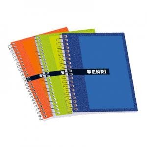 Bloc Espiral A4 Liso 80H 90g | Enri 2000, S,A, | Cartón | Formato A4 | Pack 5 Unidades