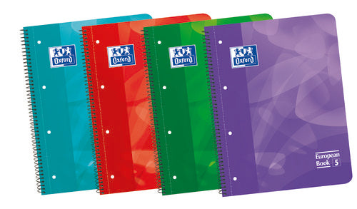 Bloc Espiral Estándar Liso 120H 90g | Oxford | Polipropileno | Formato Estándar | Pack 1 Unidades Imagen principal del producto