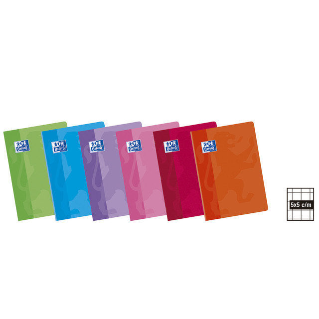 Bloc Espiral Estándar Liso 48H 90g | Oxford | Cartón | Formato Estándar | Pack 10 Unidades