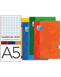 Bloc Espiral Estándar Cuadro 4MM 48H 90g | Oxford | Cartón | Formato Estándar | Pack 10 Unidades