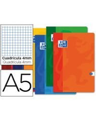 Bloc Espiral Estándar Cuadro 4MM 48H 90g | Oxford | Cartón | Formato Estándar | Pack 10 Unidades