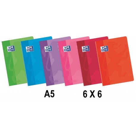 Bloc Espiral Estándar Liso 48H 90g | Oxford | Cartón | Formato Estándar | Pack 10 Unidades