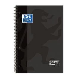 Bloc Espiral Estándar Liso 80H 90g | Oxford | Cartón | Formato Estándar | Pack 5 Unidades