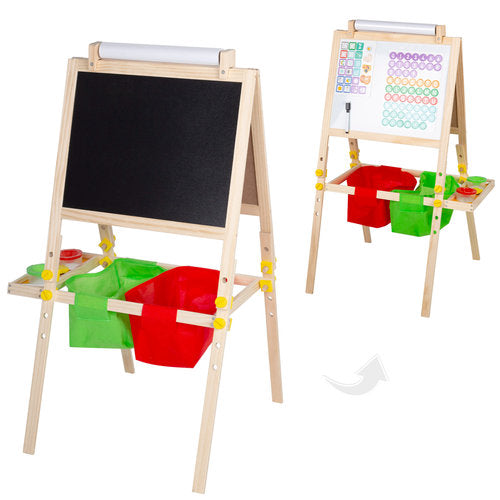 Pizarra pie 3 en 1 57x59x93 cm Woomax