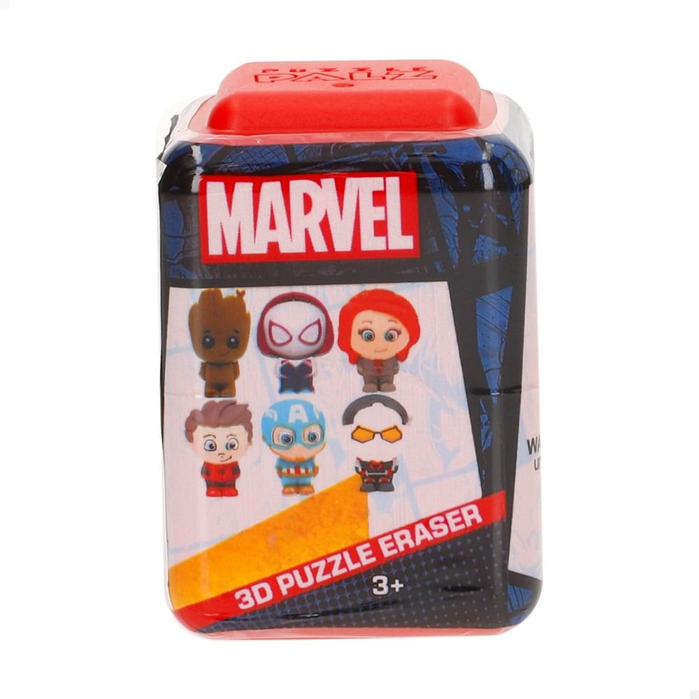 Expositor 30 Gomas 3D Marvel Puzzle Marca COLORBABY Imagen principal del producto