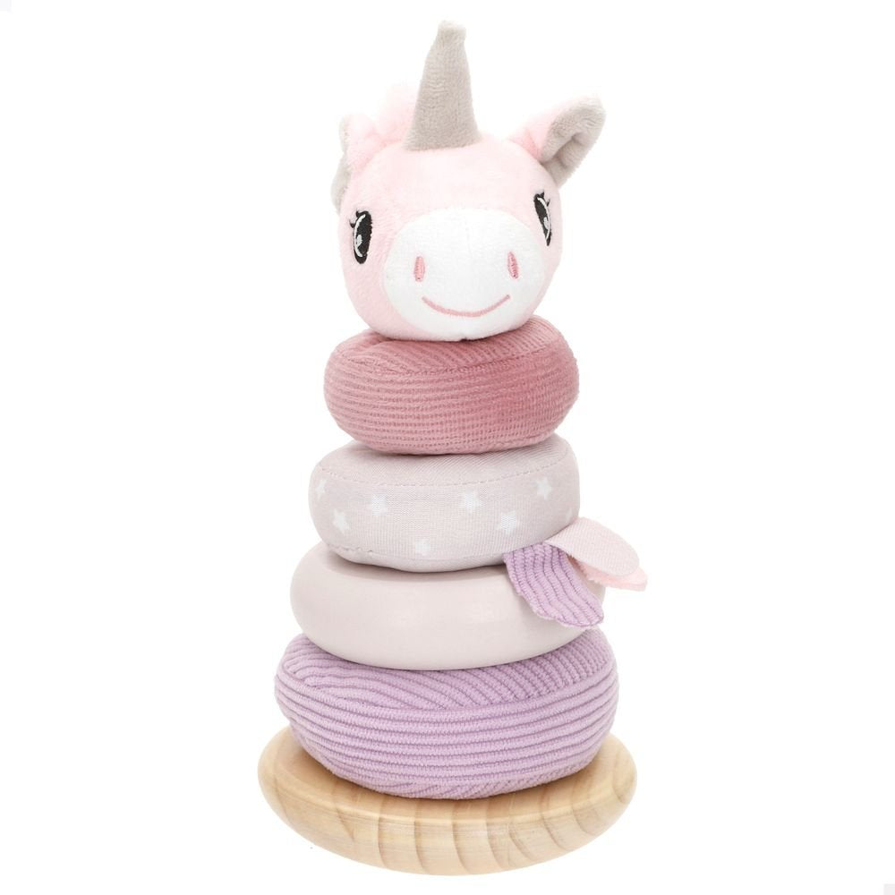 UNICORNIO TENTETIESO MADERA & PELUCHE +8M WOOMAX | COLORBABY | 1 UNIDAD | 8412842392380