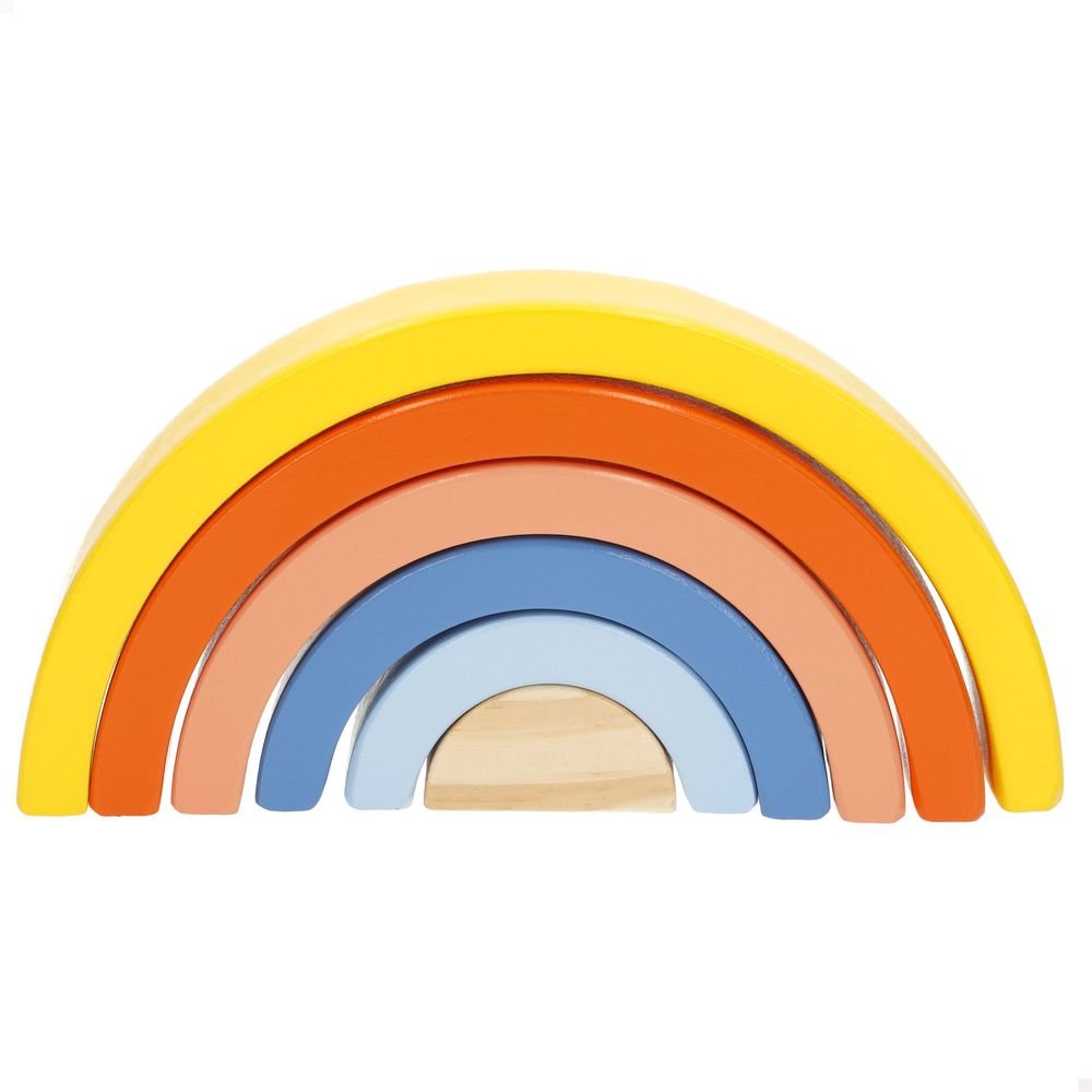 ARCOIRIS MADERA 6 PIEZAS 18X3X9CM WOOMAX | COLORBABY WOOMAX | 1 UNIDAD | 8412842392410 Imagen principal del producto