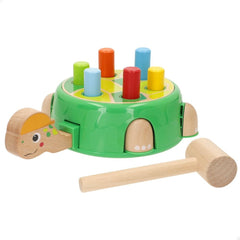 JUEGO TORTUGA MARTILLO MADERA +12M WOOMAX | COLORBABY WOOMAX | 1 UNIDAD | 8412842392427