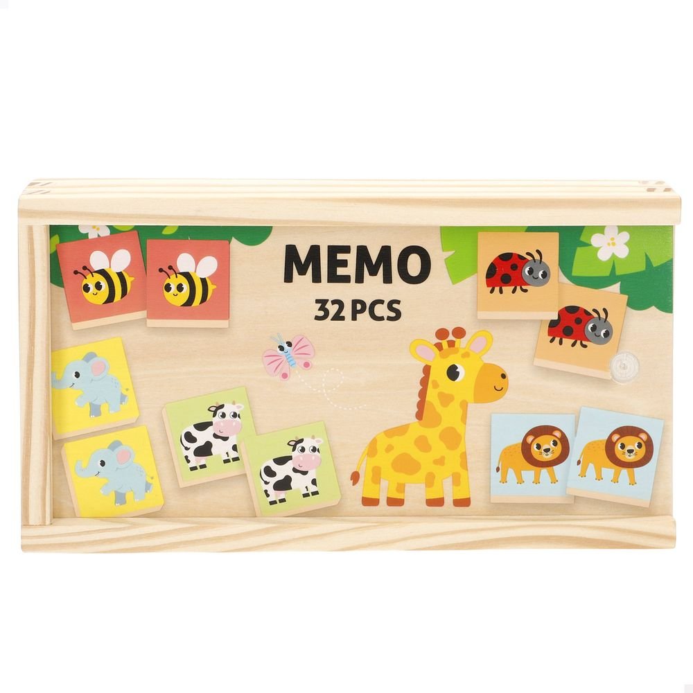 Juego Memoria Animales Woomax COLORBABY