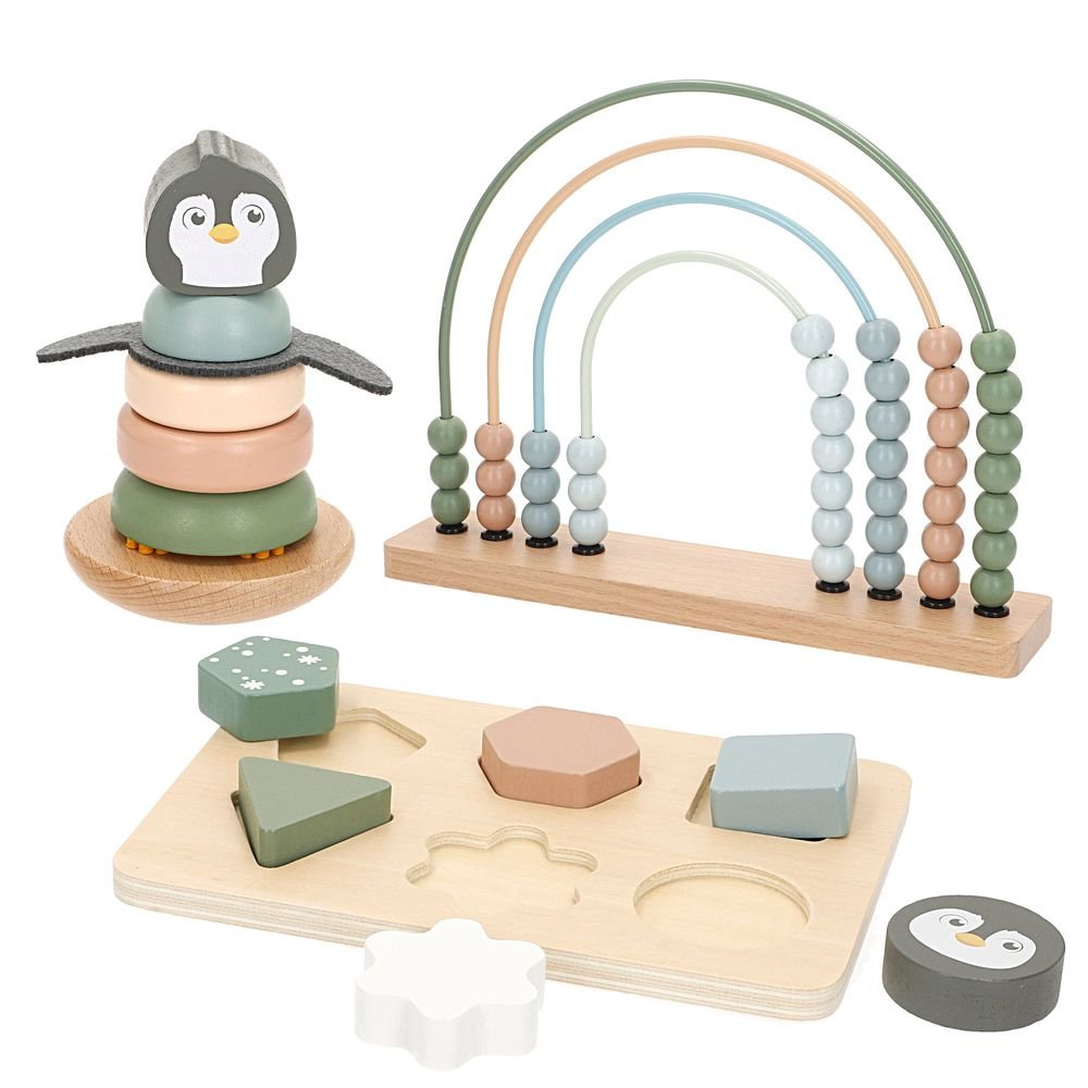 Set Juegos Madera Bebe Woomax 12 piezas Imagen principal del producto