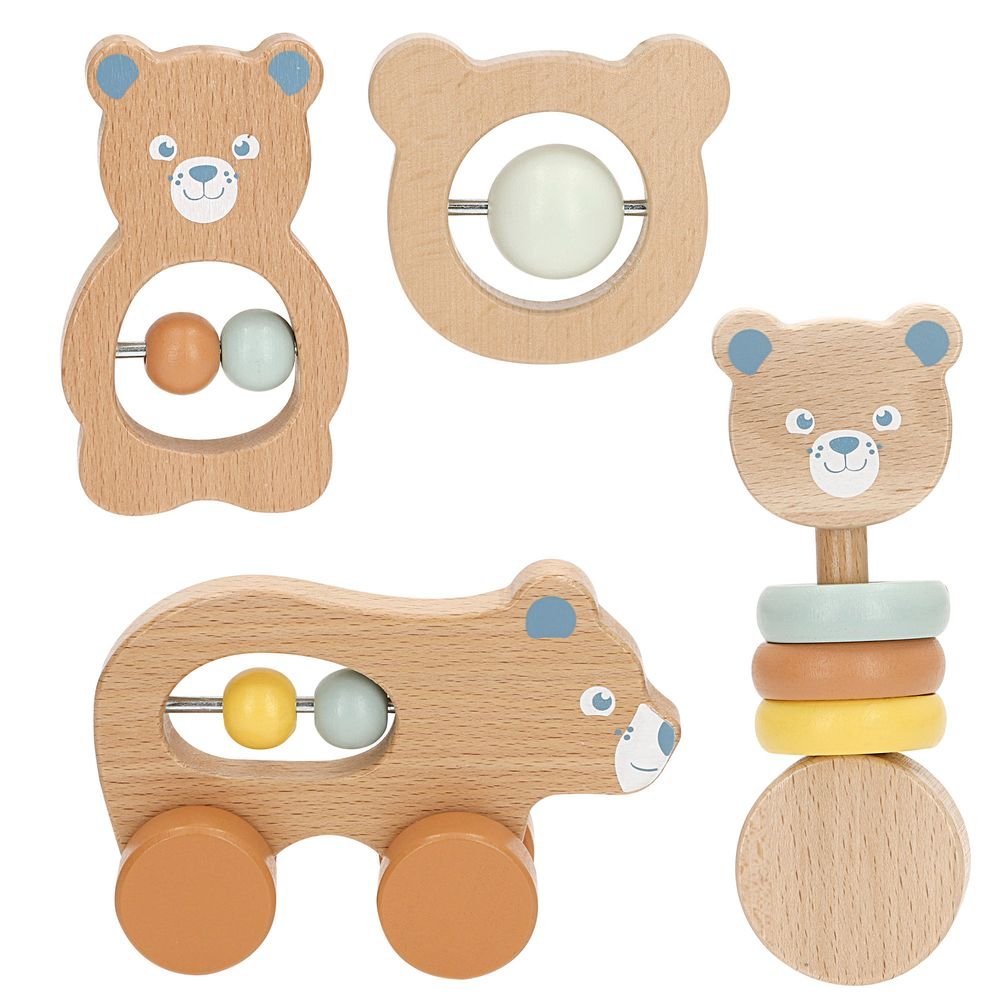 Set Sonajeros Madera Woomax 0M, Pack de 2 juguetes Imagen principal del producto